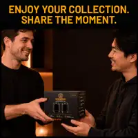 Two collectors sharing cased booster bundles