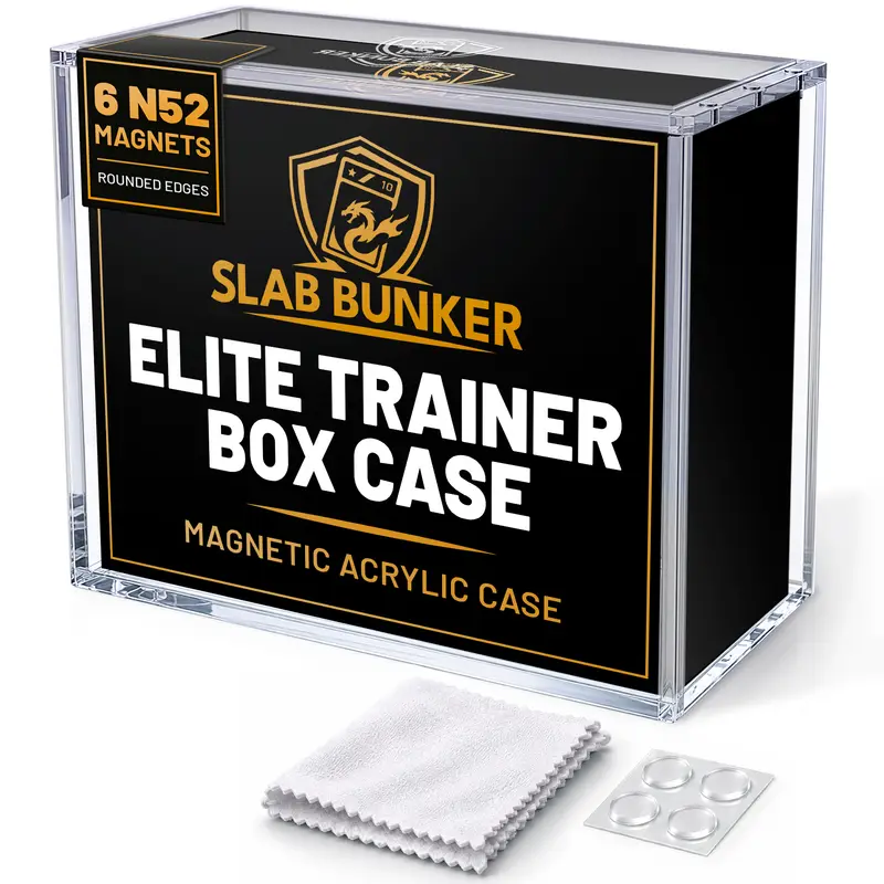 Slab Bunker Elite Trainer Box Case packaging with its microfiber cloth and accessories